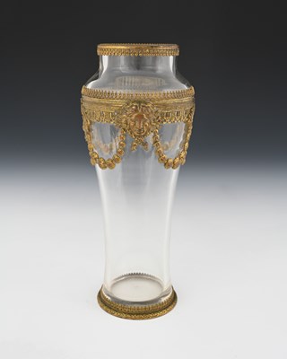 Lot 645 - Baccarat, an ormolu mounted glass vase, in the...