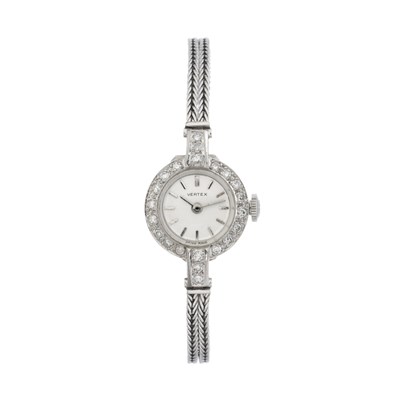 Lot 182 - Vertex, an 18ct gold diamond set cocktail watch