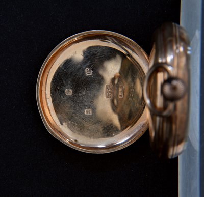 Lot 49 - A 9 carat gold Waltham pocket watch,...