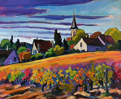 Lot 321 - Rose-Marie Bourrely (French, 20th Century), a...