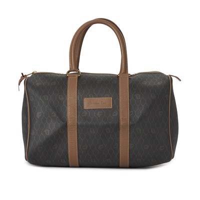 Lot 368 - Christian Dior, a vintage honeycomb Boston bag.