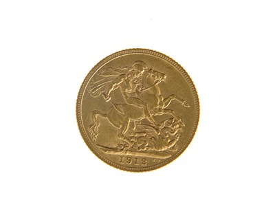 Lot 97 - George V, Sovereign, 1912