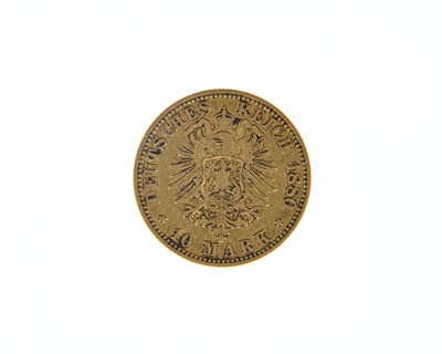 Lot 68 - Germany, Kaiser Wilhelm, gold 10 Mark, 1880