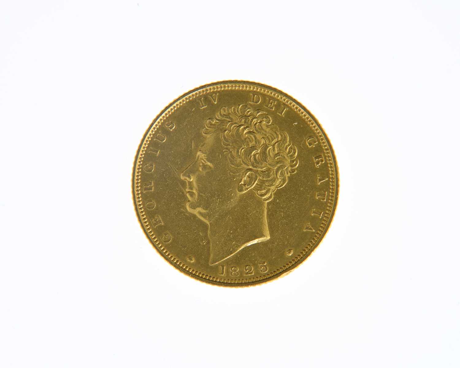 Lot 126 - George IV, Sovereign, 1825, crowned shield back