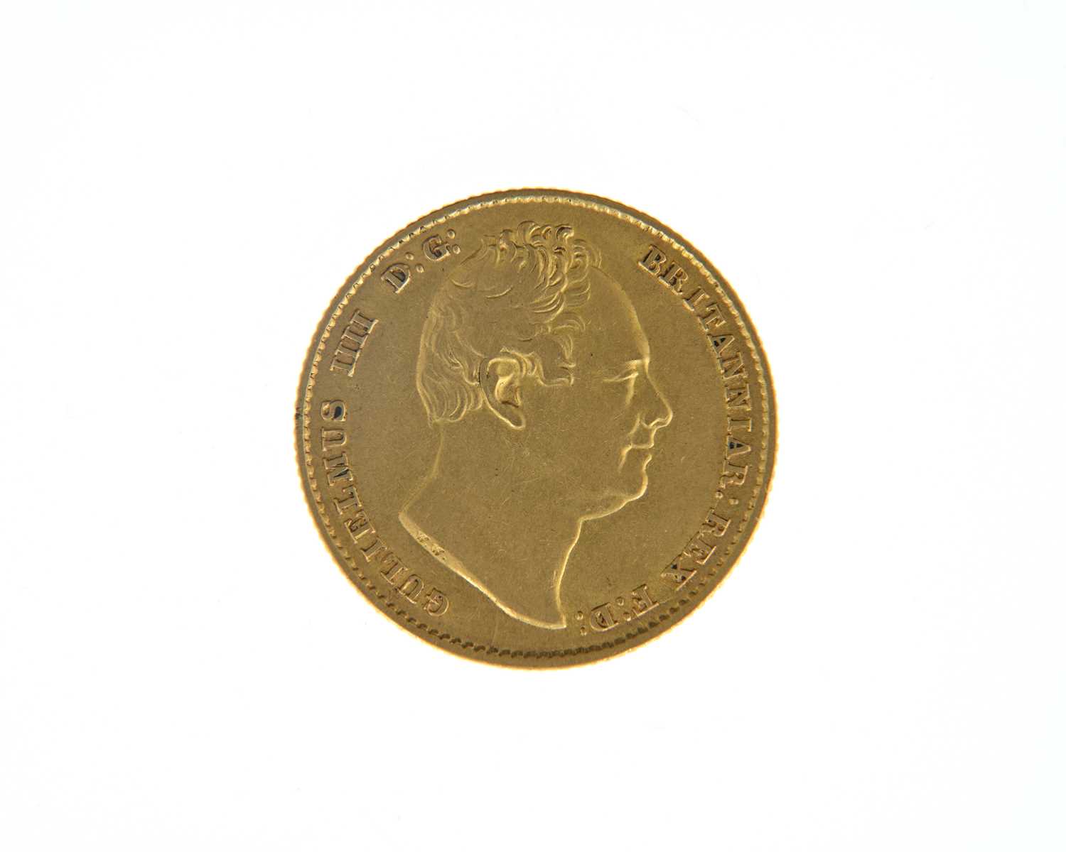 Lot 85 - William IV, Sovereign, 1833, bare head right,...