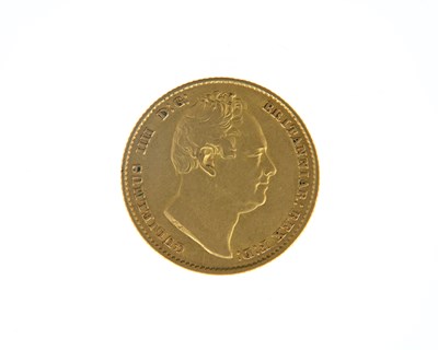 Lot 85 - William IV, Sovereign, 1833, bare head right,...