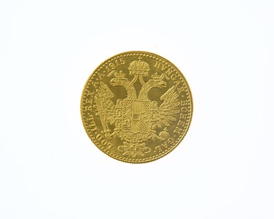 Lot 70 - Austria, Frans Joseph, gold Ducat, 1915,...