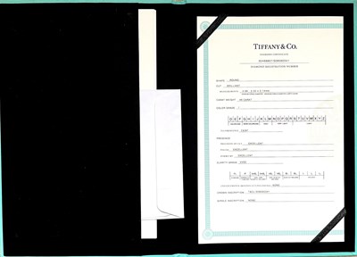 Lot 118 - Tiffany & Co., a platinum diamond single-stone ring