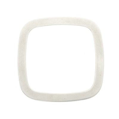 Lot 74 - Tiffany & Co., a silver 1837 Flat Square bangle bracelet