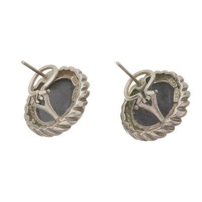 Lot 10 - Tiffany & Co., a vintage pair of silver hematite stud earrings