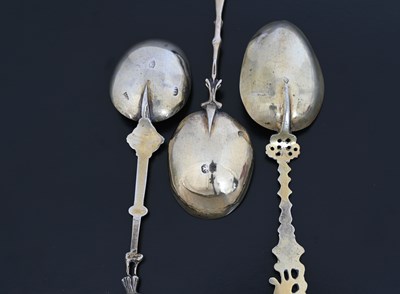Lot 71 - Three Continental silver-coloured metal...