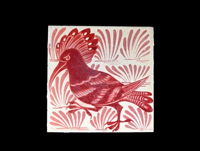 Lot 704 - William De Morgan, an Arts and Crafts ruby...