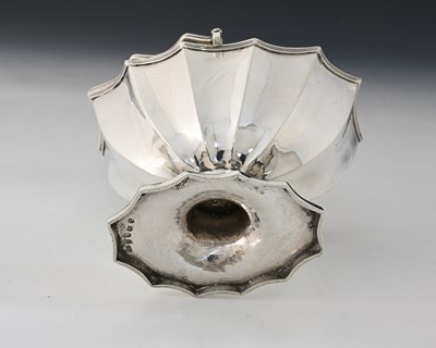 Lot 156 - A George III silver swing handle basket, of...