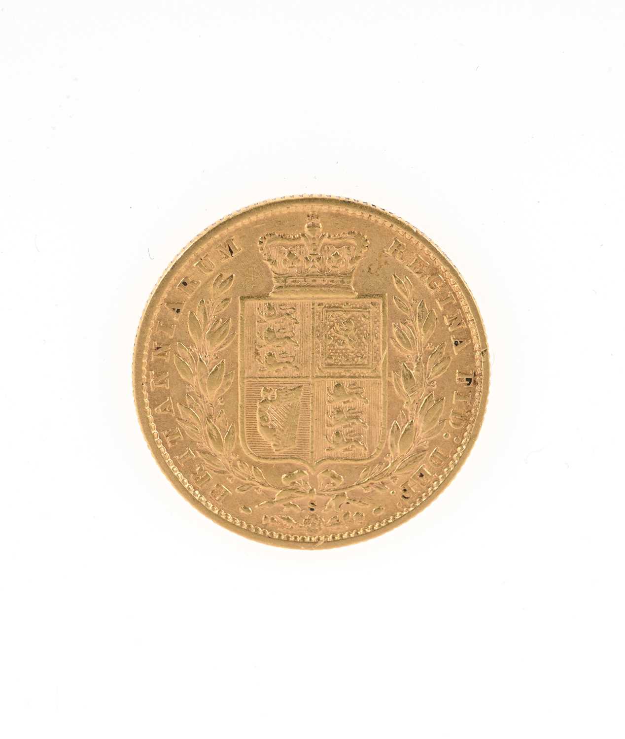 Lot 128 - Victoria, a full sovereign coin, dated 1878