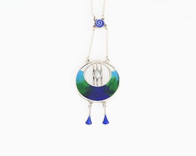 Lot 85 - Charles Horner, an Arts and Crafts silver and...