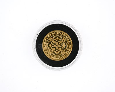 Lot 83 - A facsimile reproduction of an Edward III gold...