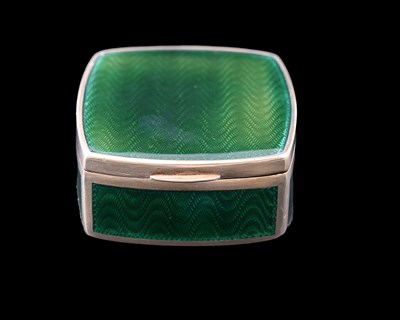 Lot 231 - An Austrian enamel box, the silver-gilt...