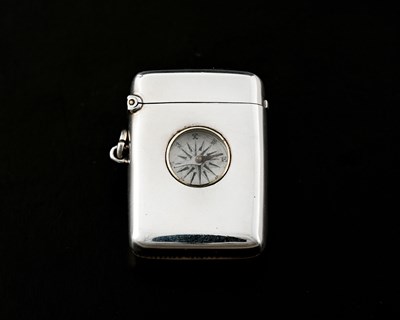 Lot 41 - A Victorian silver novelty combination vesta...