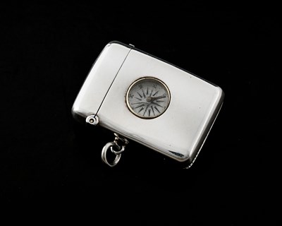 Lot 41 - A Victorian silver novelty combination vesta...