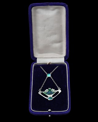 Lot 147 - Charles Horner, an Arts and Crafts silver and...
