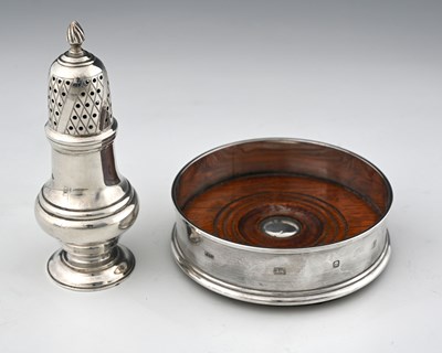 Lot 220 - An Elizabeth II silver caster, modelled after...