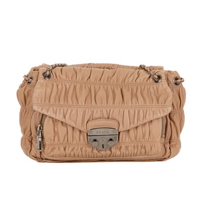 Lot 324 - Prada, a Gaufre leather handbag