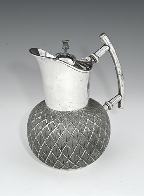 Lot 122 - A Scottish Aesthetic Movement novelty silver...