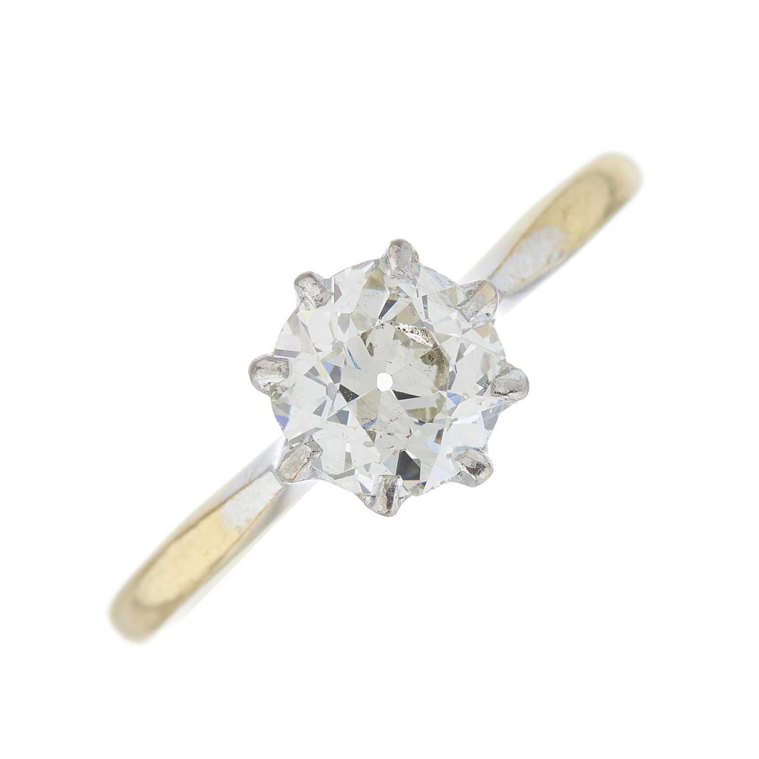 Lot 3 - An early 20th century 18ct gold and platinum,...
