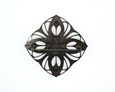 Lot 19 - An Arts and Crafts style silver and enamelled...