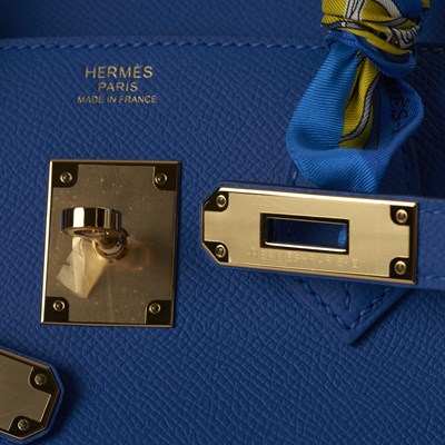Lot 429 - Hermes, a 2020 Birkin 30 handbag w/Twilly.