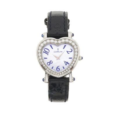 Lot 230 - Corum, a stainless steel Heart Beat wrist watch