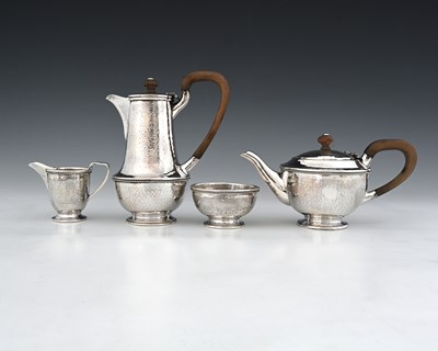 Lot 140 - A. E. Jones. A George V Arts and Crafts silver...