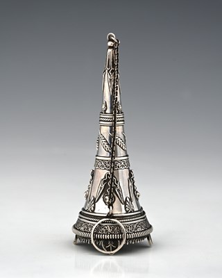 Lot 17 - A Victorian Etruscan Revival posy holder or...