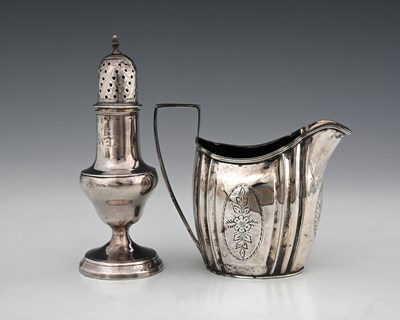 Lot 368 - A George III English provincial silver cream...