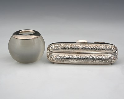 Lot 204 - An Edwardian silver cigar case, the exterior...