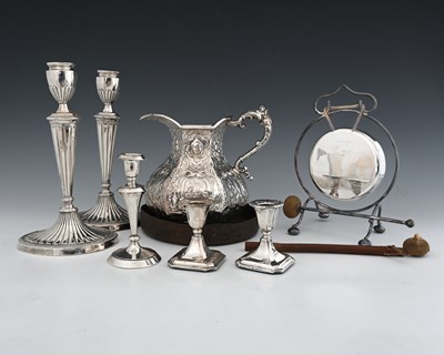 Lot 181 - An Edward VII silver candlestick, Birmingham...