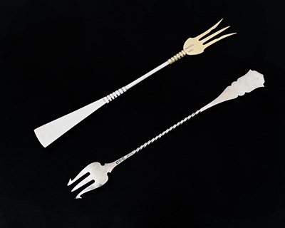 Lot 525 - An American Aesthetic style silver and mixed...