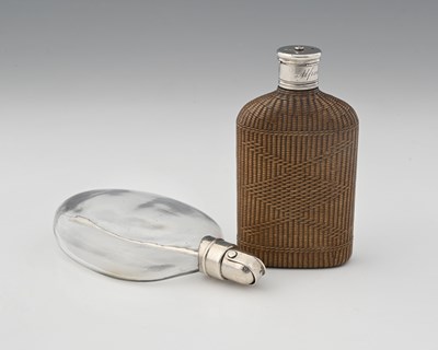 Lot 243 - An early Victorian silver-mounted...