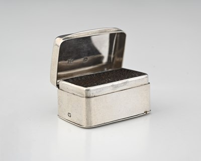 Lot 79 - A George III silver nutmeg grater, of...