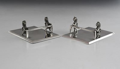 Lot 269 - A pair of late Victorian Scottish silver knife...