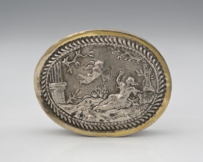 Lot 118 - A late 17th-century parcel-gilt silver box, of...