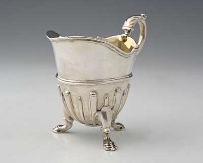 Lot 295 - A Victorian silver cream jug or milk jug,...