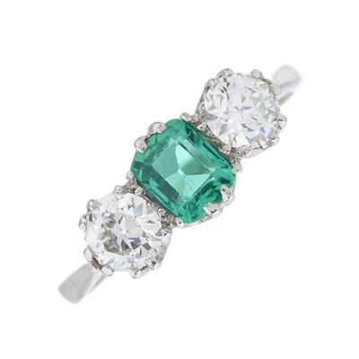 Lot 103 - A mid 20th century 18ct gold and platinum,...