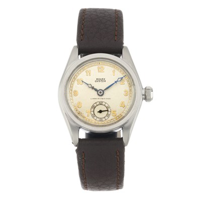 Lot 263 - Rolex, a stainless steel Oyster wrist watch