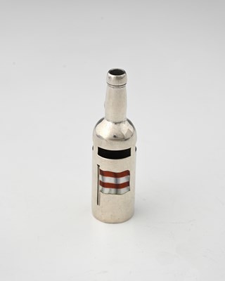 Lot 332 - A late Victorian novelty silver whistle in the...