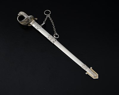 Lot 344 - A Victorian silver novelty letter opener in...