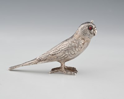 Lot 370 - A Victorian novelty silver zoomorphic atomiser,...
