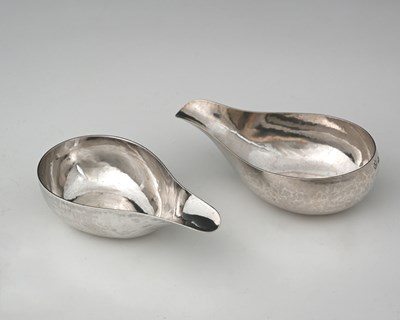 Lot 297 - A George II silver pap boat, London 1751, the...