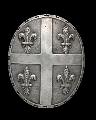 Lot 720 - A George II silver alms house badge with the...