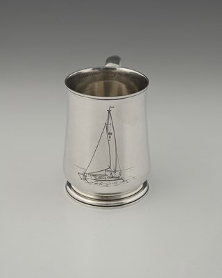Lot 580 - Transatlantic Yacht Race 1964, a silver pint...